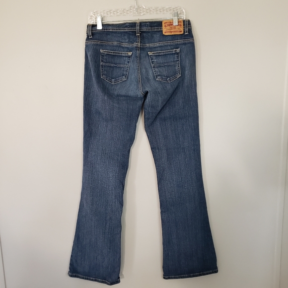 Express Super Low Rise Flare Leg Jeans - Picture 4 of 9
